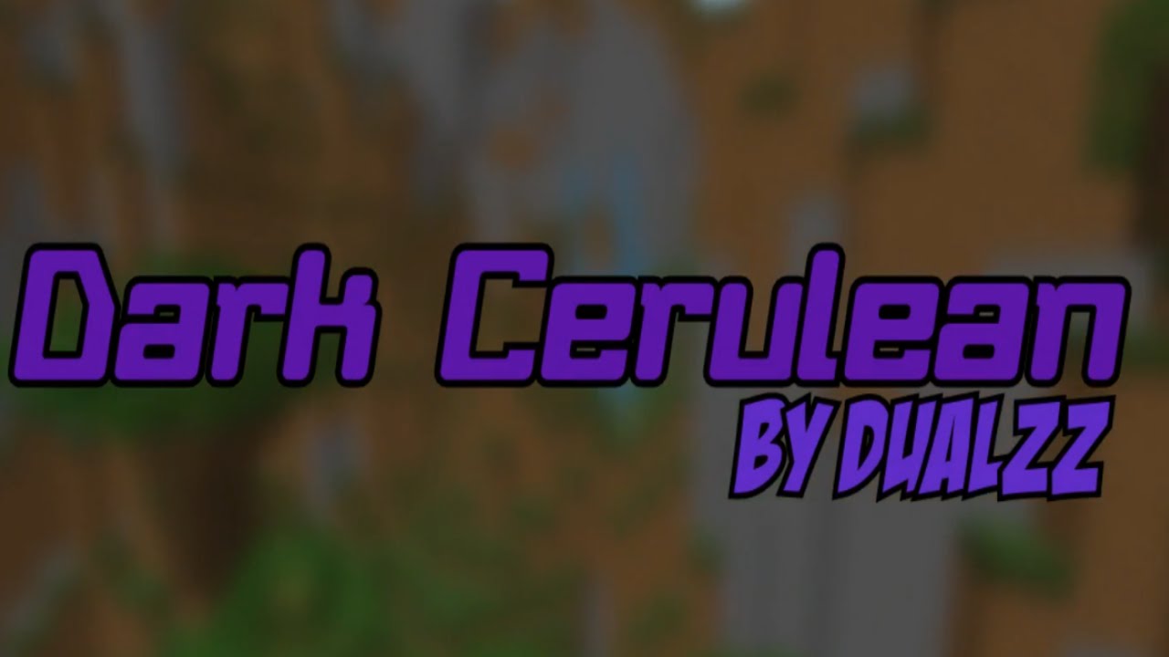 Minecraft PvP Texture Pack, Dark Cerulean [UHC Edit, Low Fire, Clear GUI's] 1.7/1.8