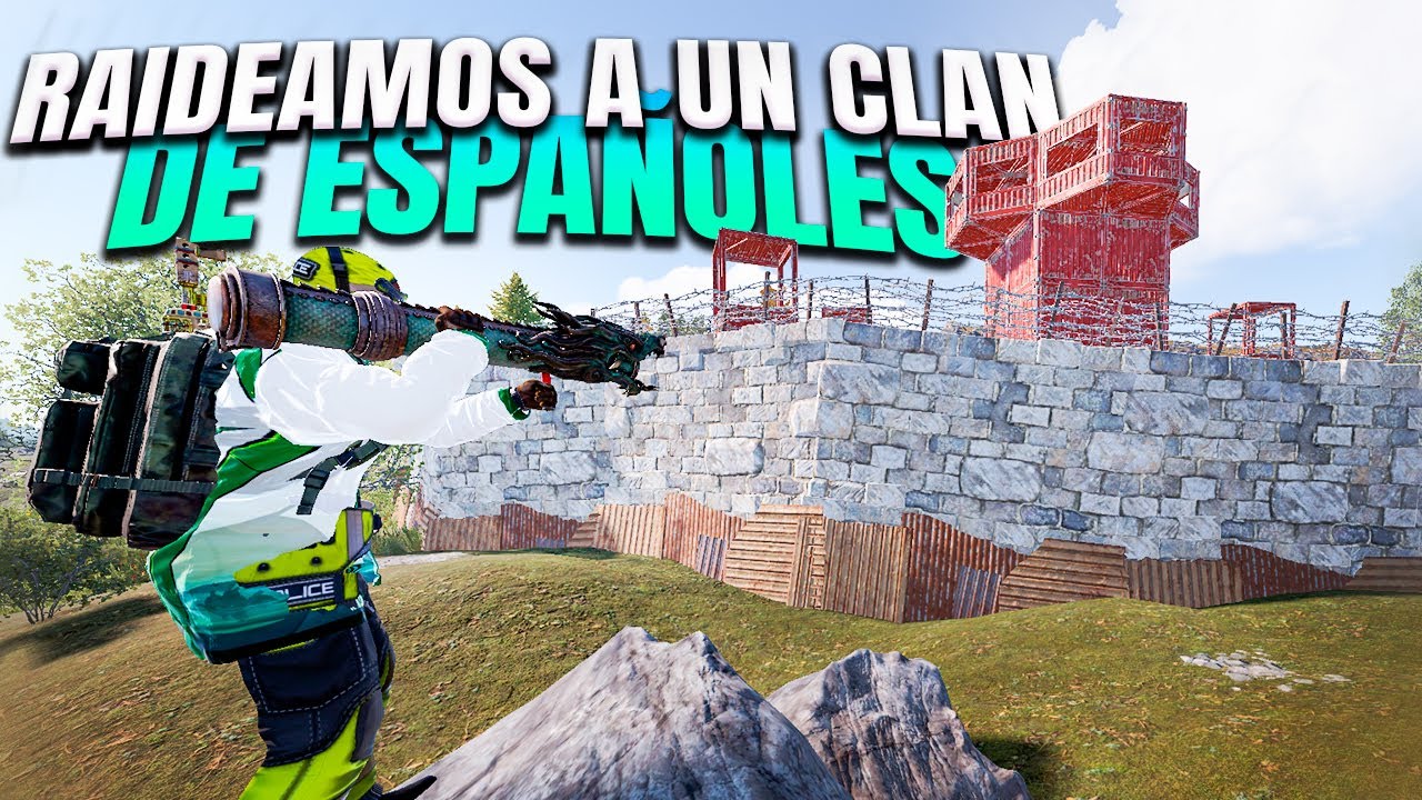 RAIDEAMOS a un CLAN de ESPA&Ntilde;OLES - RUST - Gameplay espa&ntilde;ol