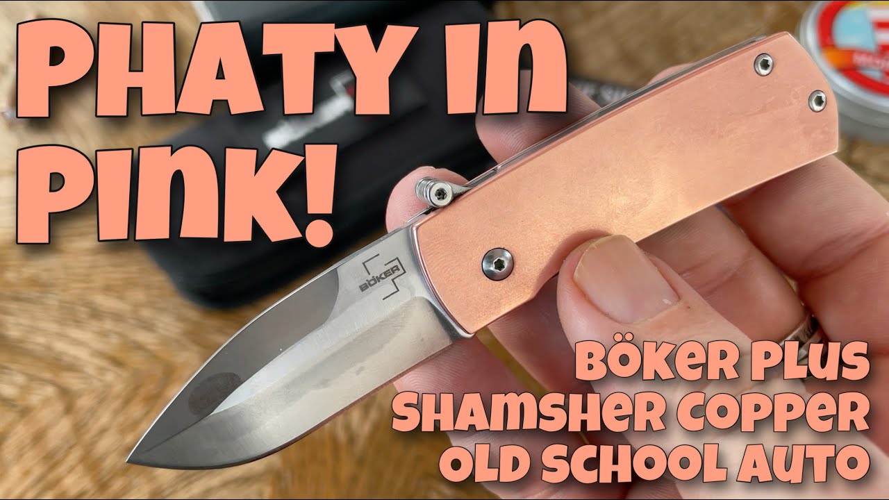 🚨 Phaty in Pink ‼️ Böker Plus Shamsher Copper (German) 🚨