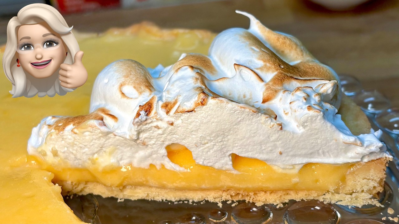 Zitronenkuchen mit perfektem Baiser - stabil und schnittfest    Rezept