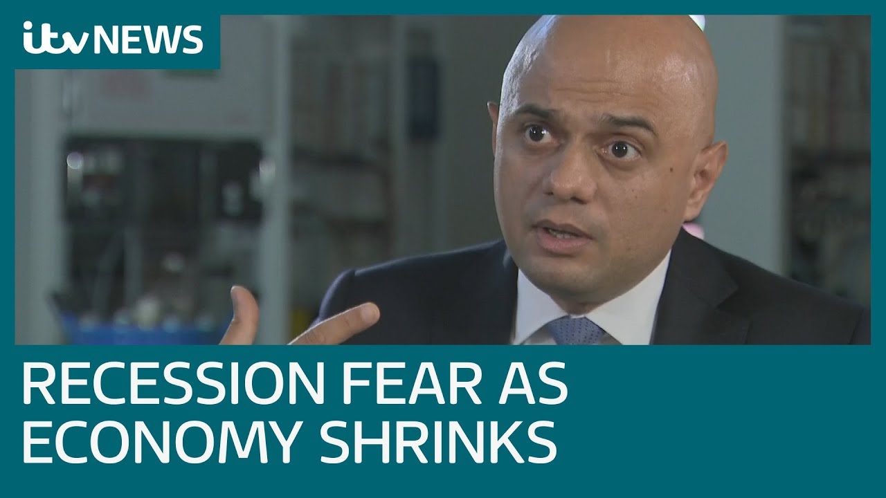 Javid dismisses recession fear despite UK economy shrinking for first time in seven years | ITV News