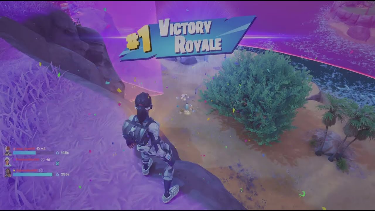 Victory Royale (just barely) with the winning elimination!!!