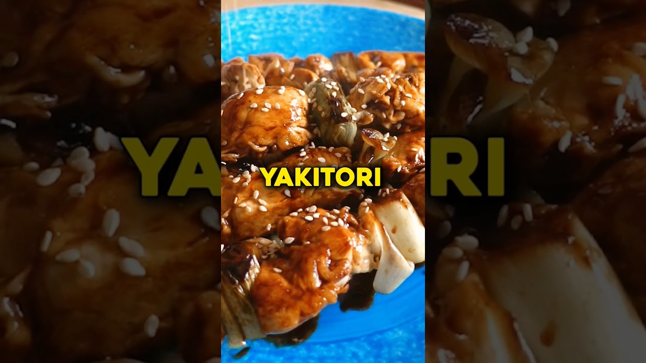 YAKITORI - Ricetta Giapponese Facile #shorts #giappone