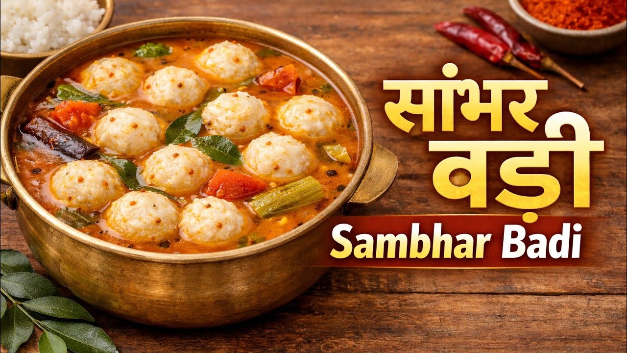 😋 Soft & Tasty Sambhar Vadi | घर की स्पेशल सांभर बड़ी रेसिपी 😍