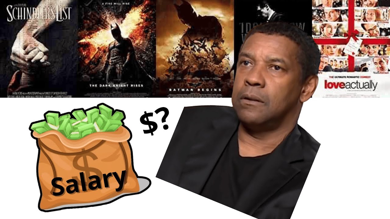 Denzel Washington's Paycheck Revealed for Every Movie He Ever Made