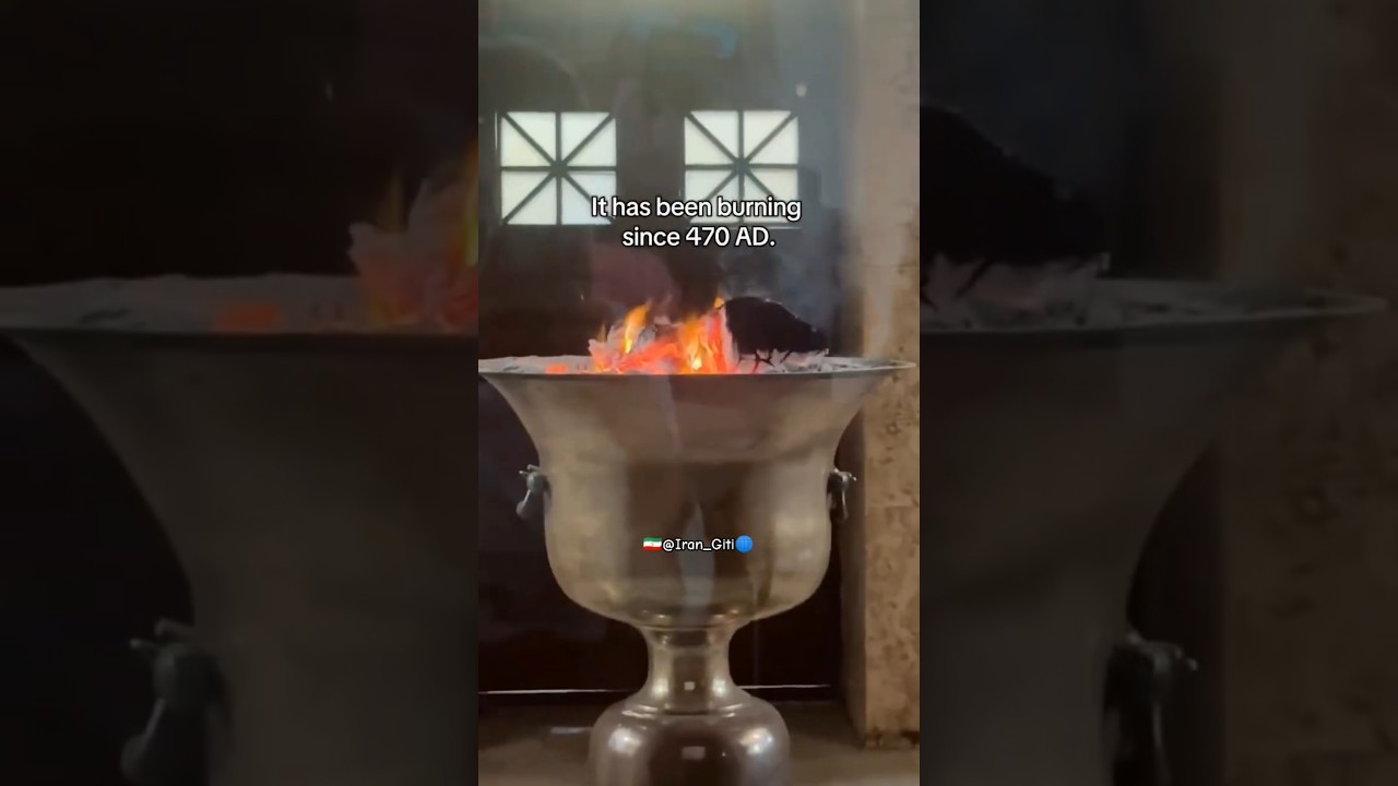 🔥 The Eternal Flame of Iran | 1,550 Years Non-Stop! 🔥