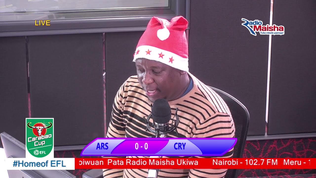 LIVE: ARSENAL VS CRYSTAL PALACE LIVE NDANI YA RADIO MAISHA