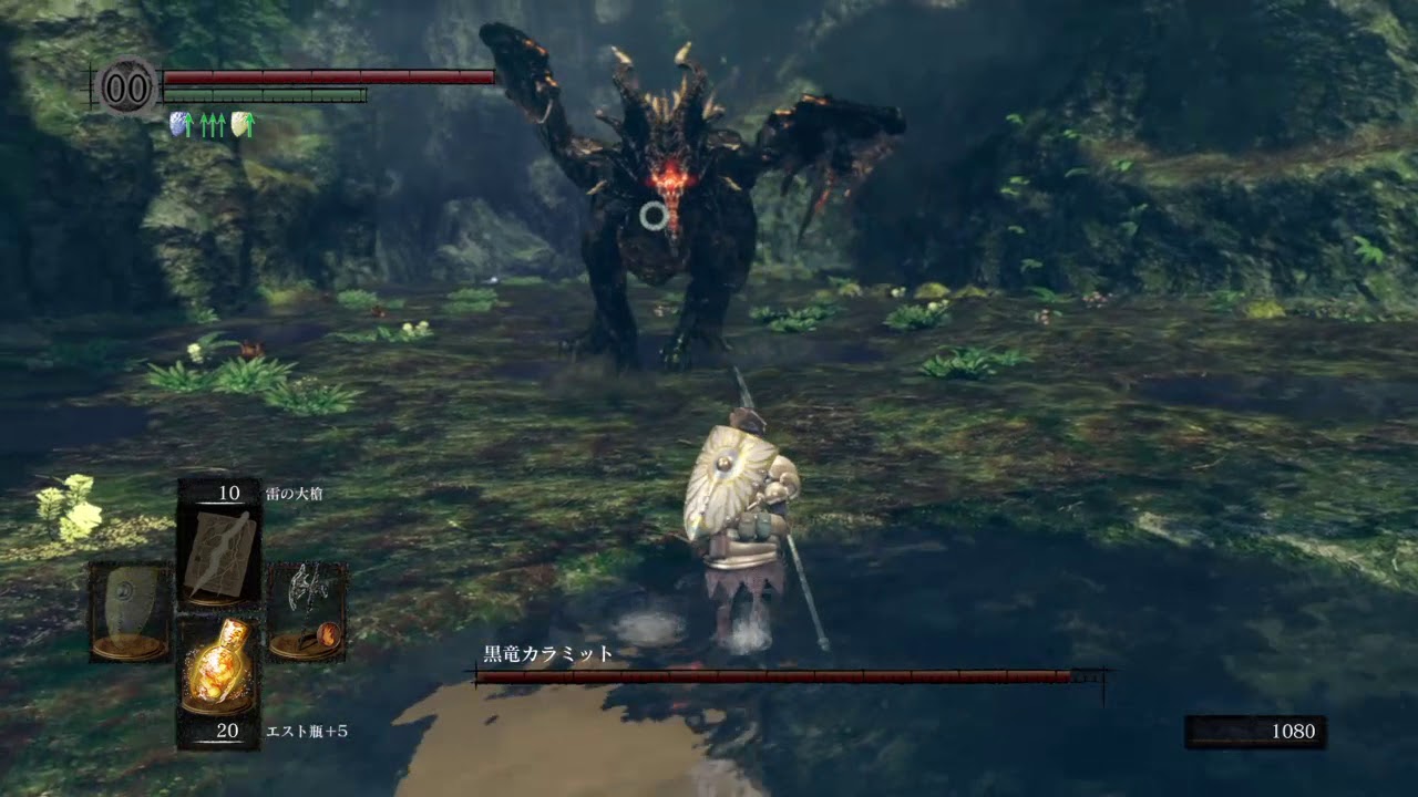 DARK SOULS&reg; REMASTERED 黒竜カラミット 尻尾切り