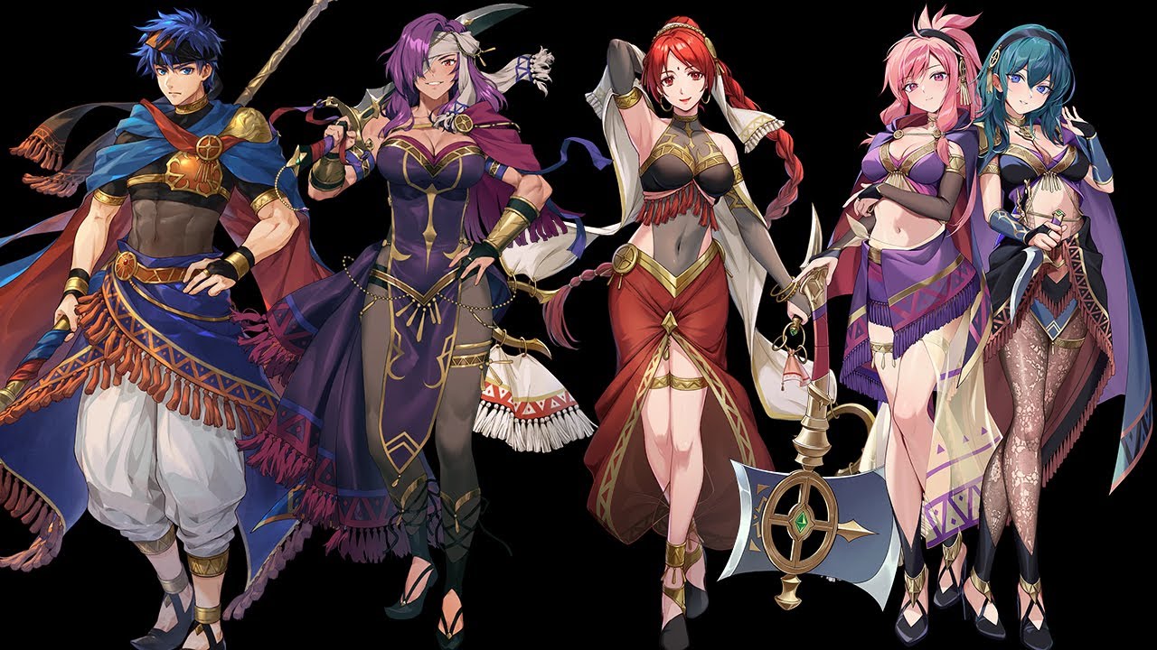 Fire Emblem Heroes: Озвучка — Dust Storm Mercs (дуэт Айк, Малис, Тетис, Мариса Байлет (ж))