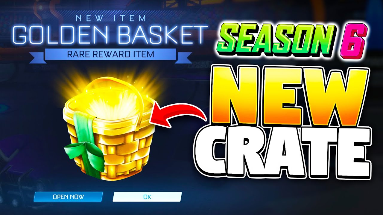 New SEASON 6 GOLDEN CRATE On Rocket League!