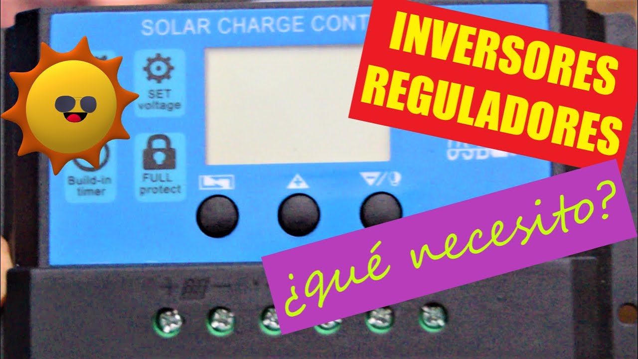 Como funciona la ENERGÍA SOLAR: tipos y función de INVERSORES, microinversores, regulador... 3ª pte