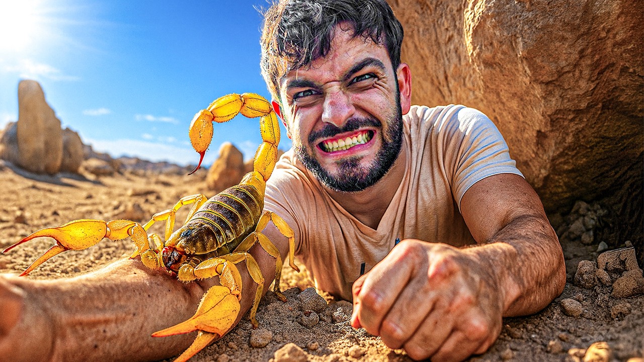 Ужалил ПУСТЫННЫЙ СКОРПИОН!!! Худшие укусы #7
