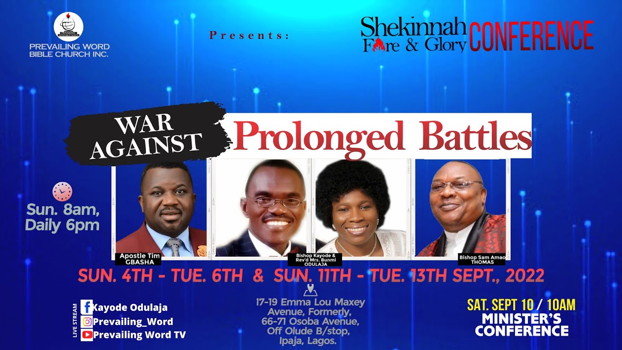 REST FROM PROLONGED BATTLES BY APOSTLE TIM GBASHA / DAY 1 / SHEKINAH FIRE AND GLORY CONF. 2022 /