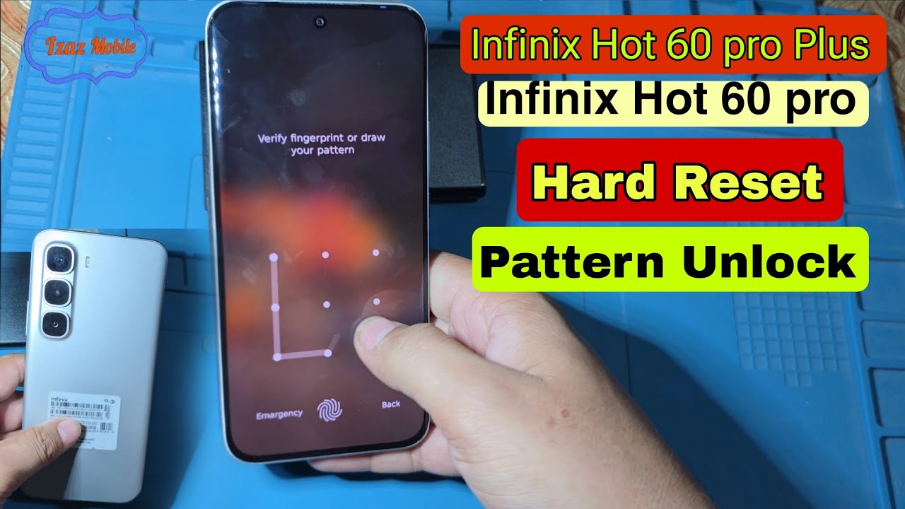 Infinix Hot 60 Pro X6886 Hard Reset 2025 | Remove Password & Factory Reset Guide