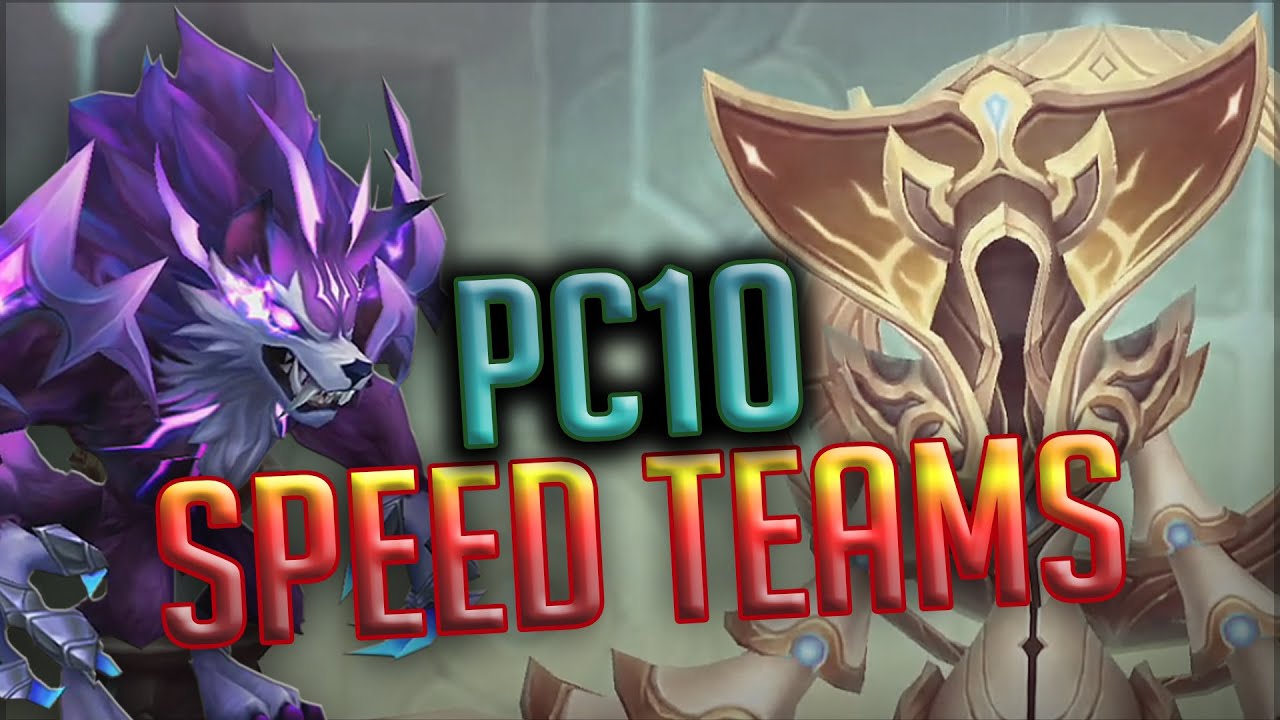 PC10 Speed Teams - 4 teams for late-mid game - Punisher's Crypt : Summoners War