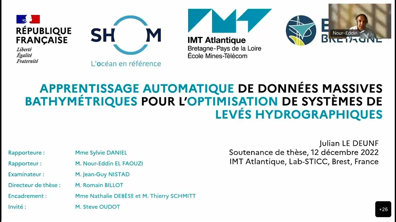 Apprentissage auto de données massives bathymétriques pour l'optimisation de systèmes de levés hydro