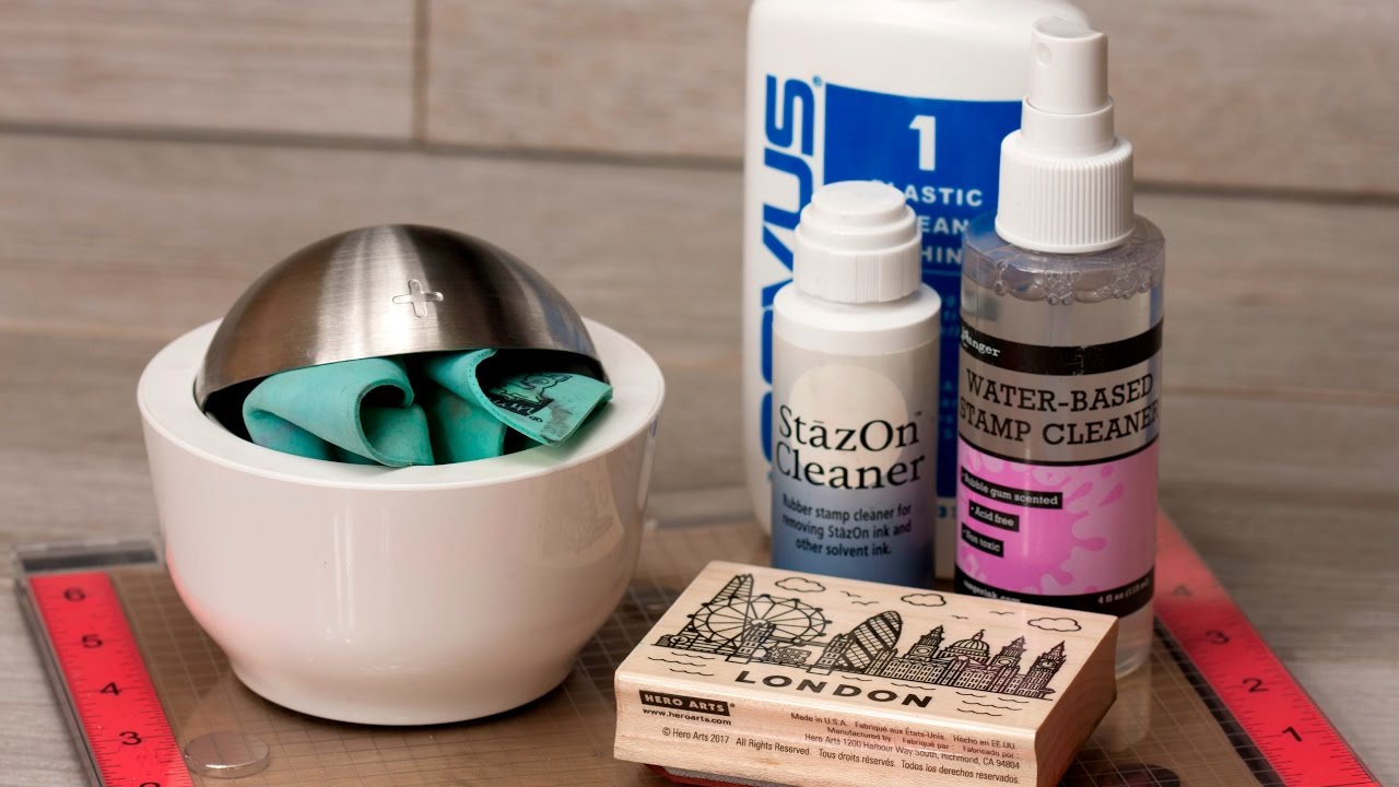 Review and How to: Clean your stamps & Misti, as well as how to use a stamp shammy