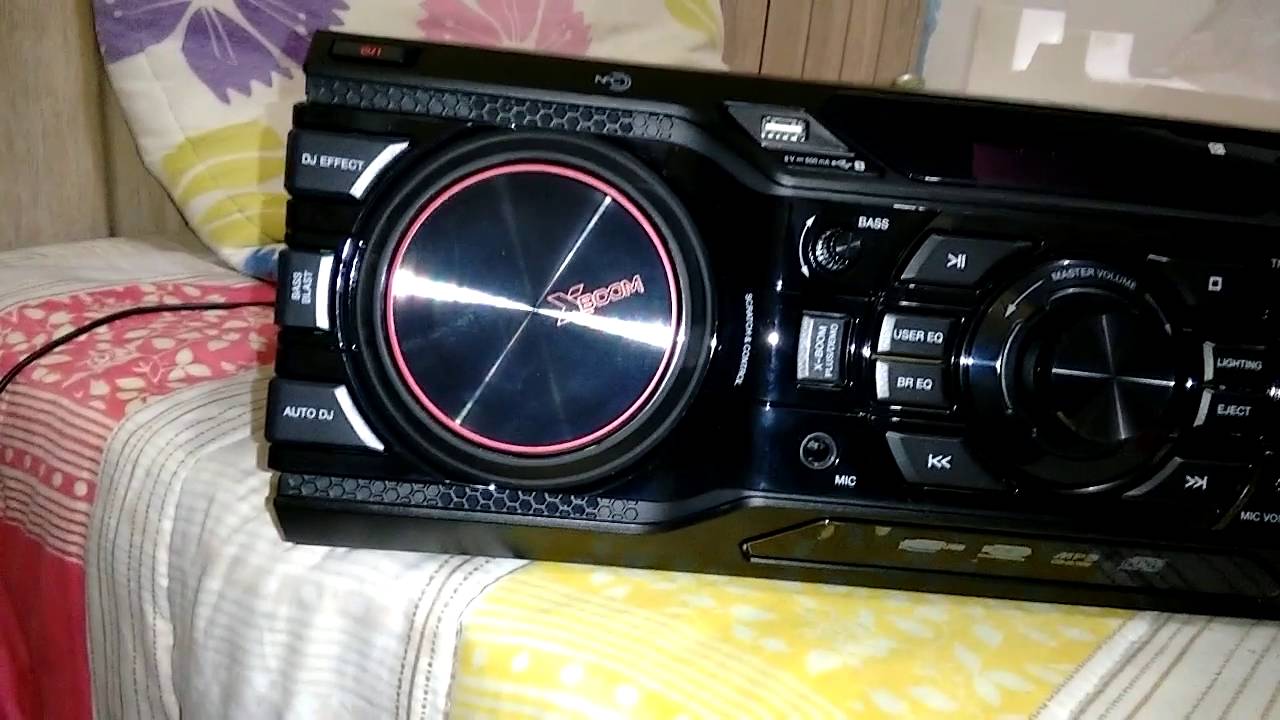 unboxing mini system Xboom lg cm8450