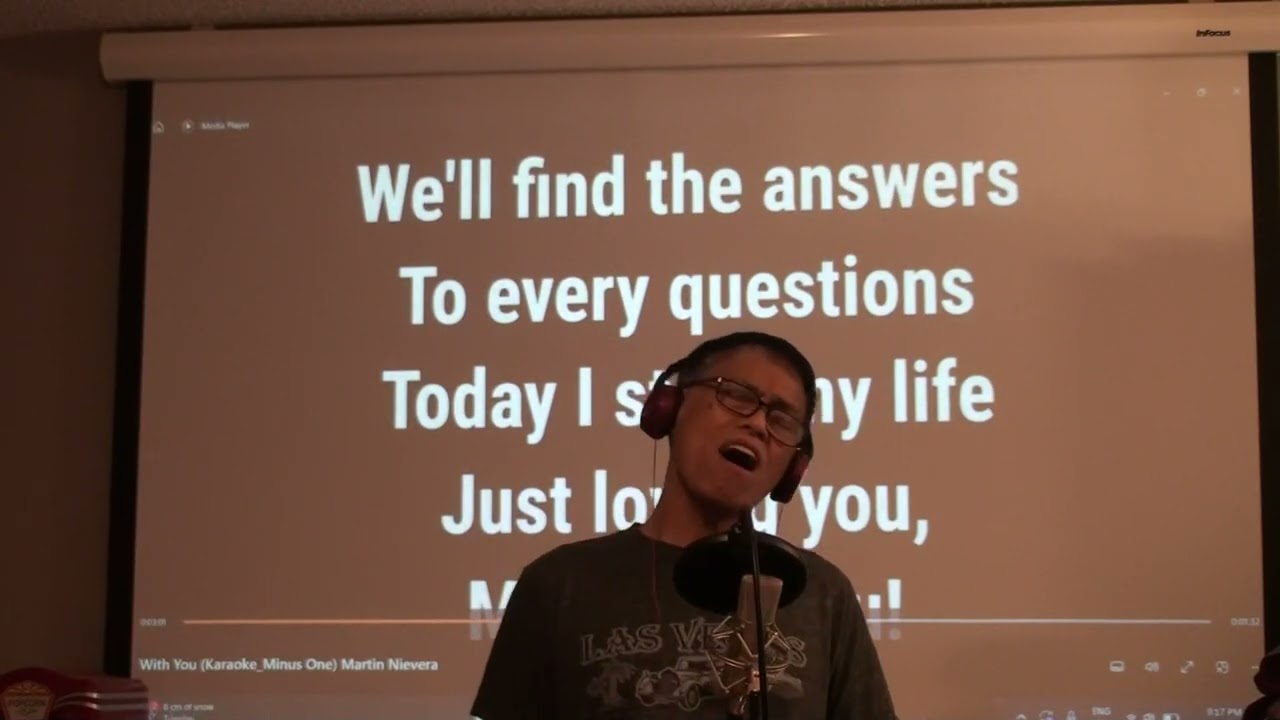 WITH YOU by Martin Nievera   cover