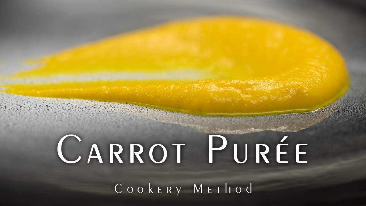 Carrot Purée　Natural, sweet and smooth puree!
