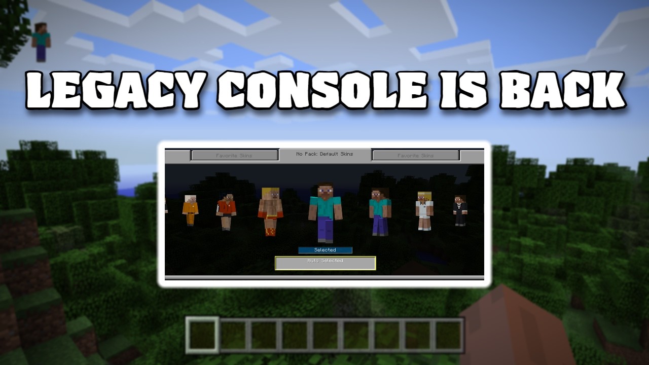 Minecraft Legacy Console LEAK | Playing through the game [Reuploaded]