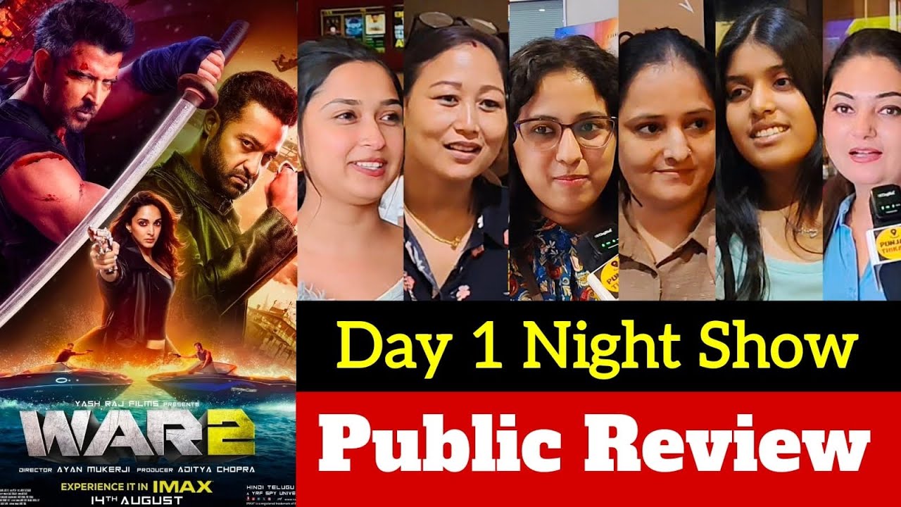 War 2 Movie Review | War 2 Public Review | War 2 Public Reaction | War2 Review |Day1 War2 Night Show