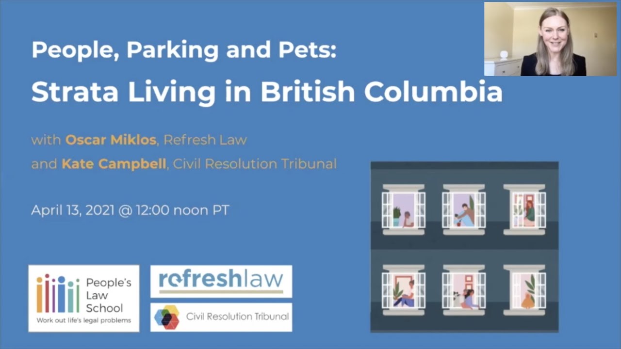 Strata Living in British Columbia (Recorded Webinar)