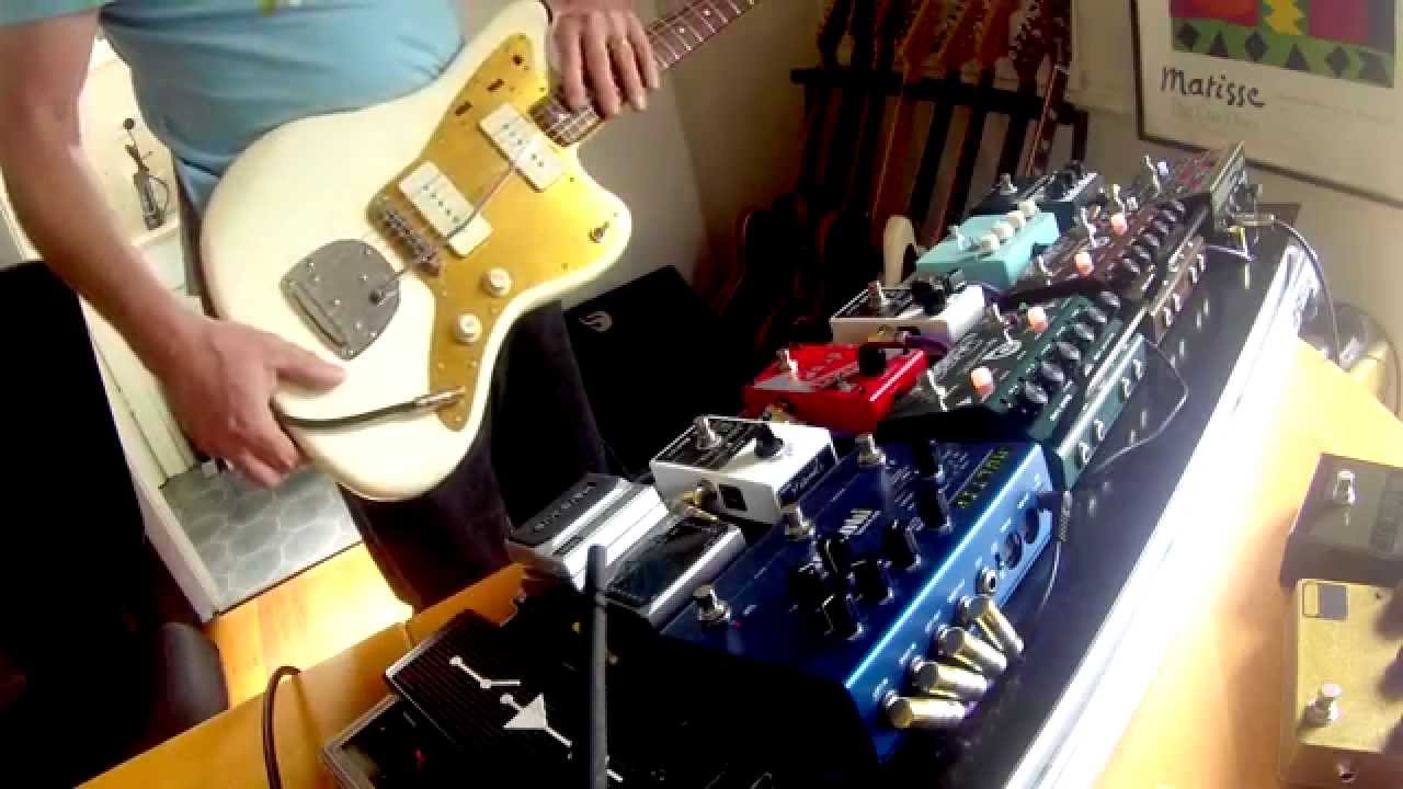 J Mascis Jazzmaster - Pedal Board - Laney VH100R