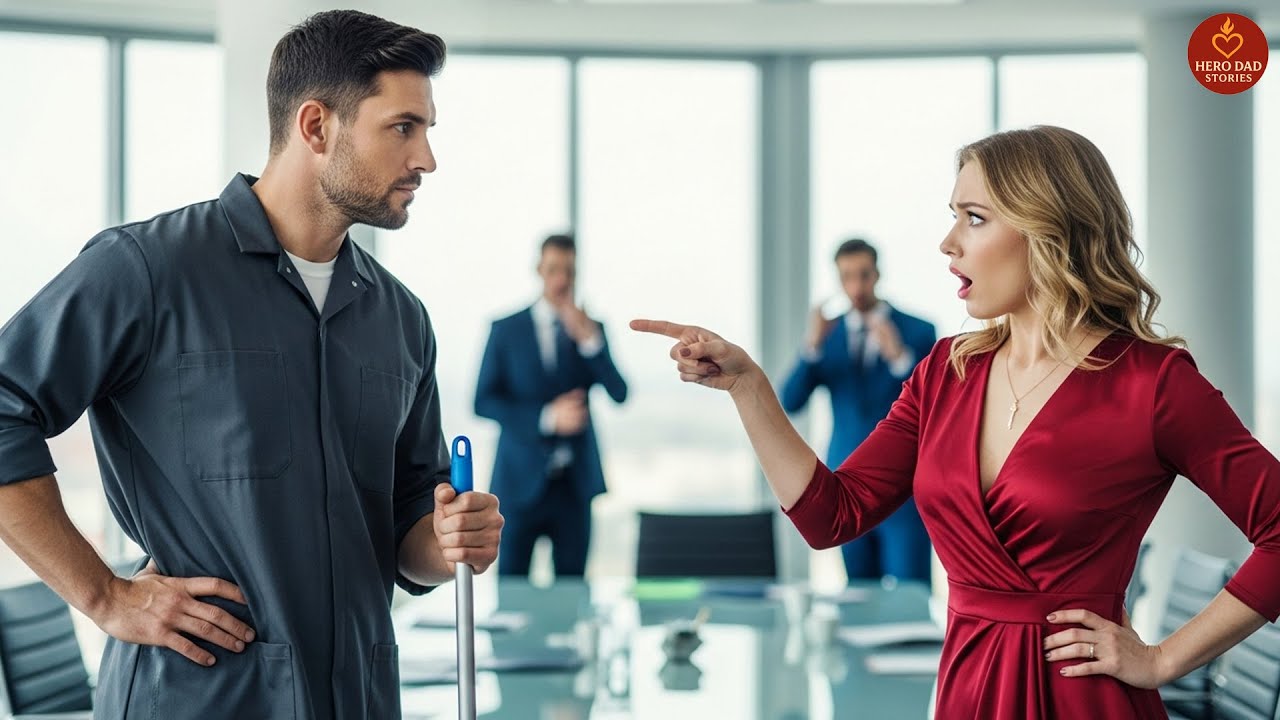 “Teach Me Finance, Janitor.” — The CEO Smirked, Until the Single Dad’s Reply Shocked Everyone