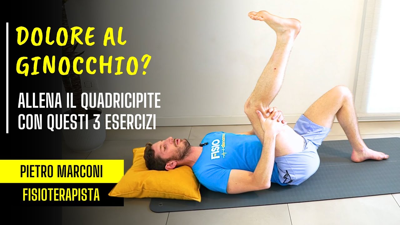 Dolore al GINOCCHIO? Allena il QUADRICIPITE! [3 esercizi magici]