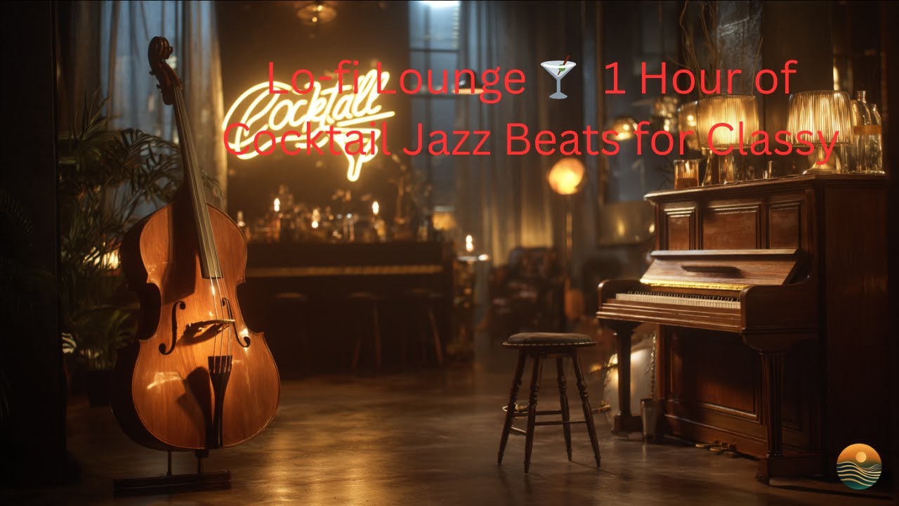 Lo-fi Lounge 🍸 | 1 Hour of Cocktail Jazz Beats for Classy Chill & Focus