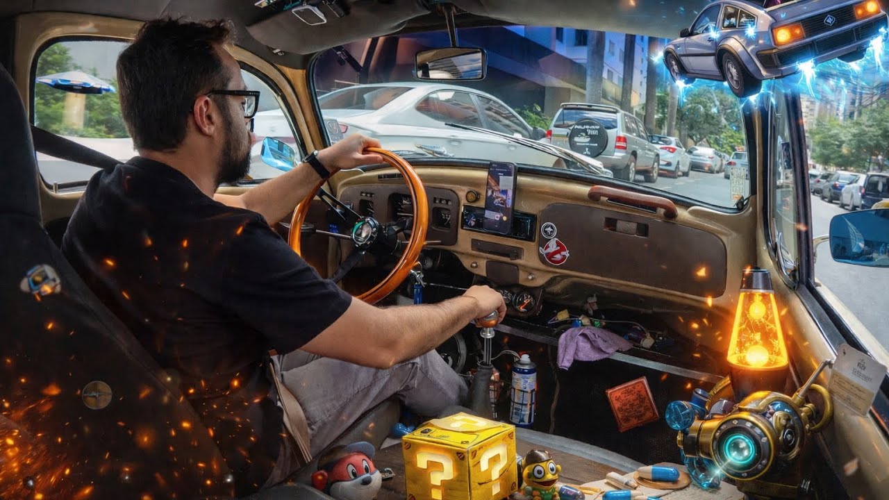 POV: você está em um Fusca original na rua | #fusca #fuscalovers #aircooled #povs