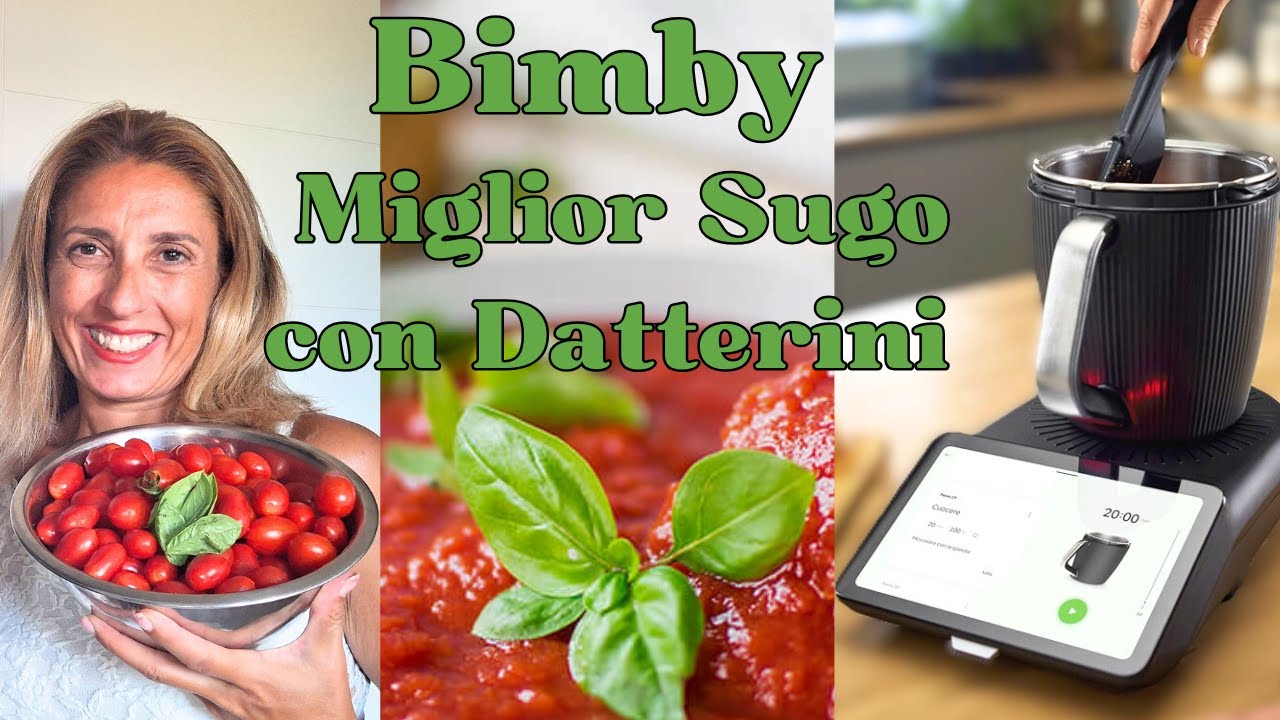 Il miglior sugo al mondo? È questo con i Datterini di Pachino (Sicilia) e il Bimby!