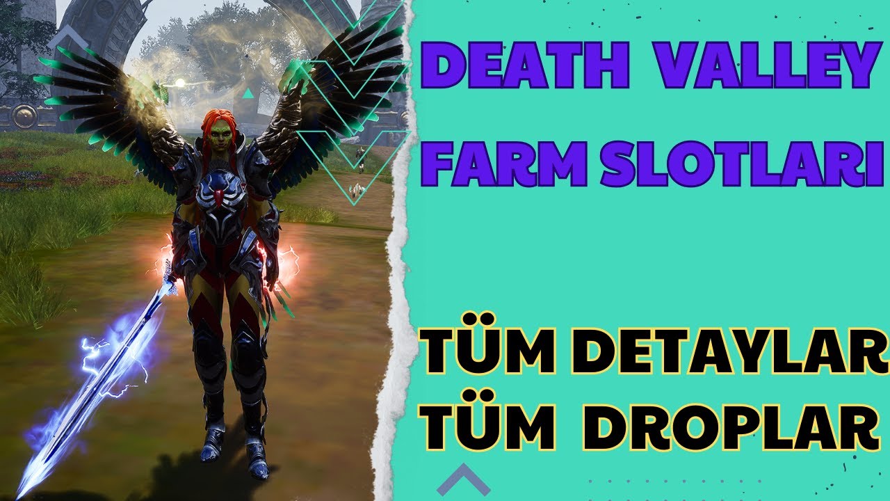 DEATH VALLEY TÜM FARM SLOTLARI | HANGİ SLOT NE ATIYOR? | Rise Online