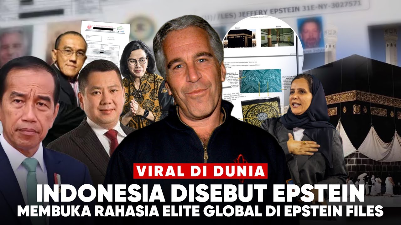 VIRAL di DUNIA !! INDONESIA disebut di “EPSTEIN FILES” apa itu? RAHASIA ELITE GLOBAL yg DIBONGKAR