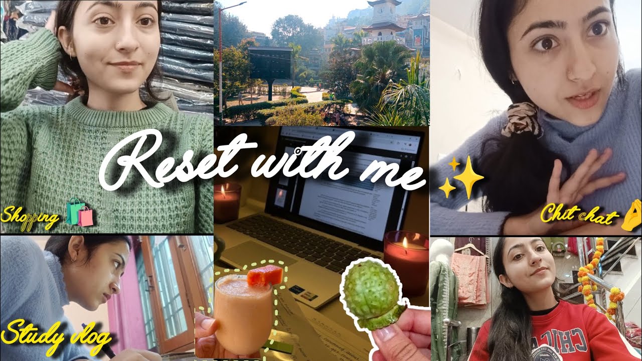 Reset with me  🤌✨||A day in my life🌷||study vlog 💫||ytvideo||