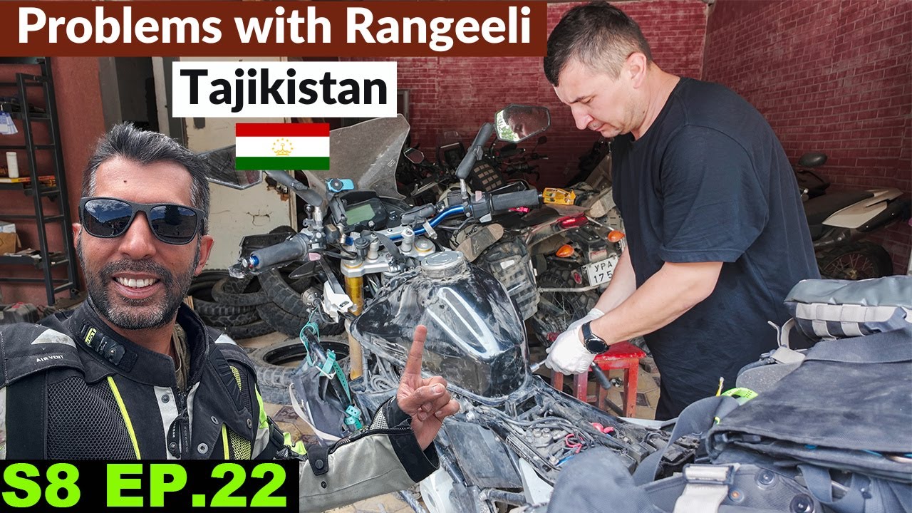 Difficult Day of Fixing the Problems of Rangeeli 🇹🇯  S8 EP.22 | Pakistan to Japan Motorcycle Tour