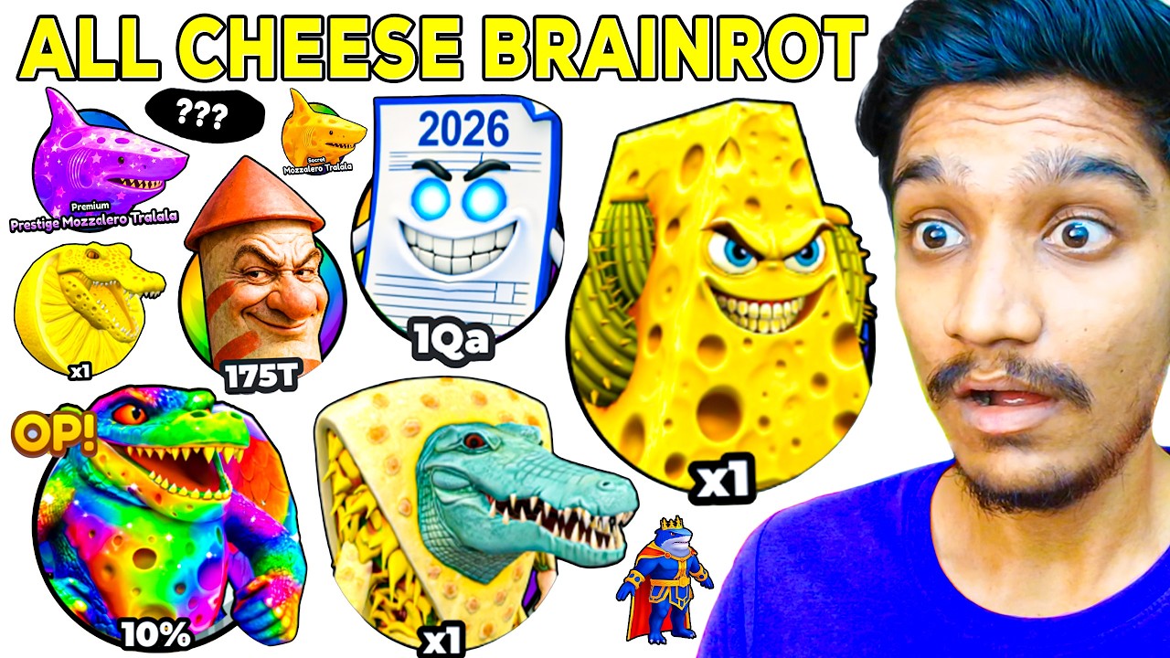 Unlocking EVERY CHEESE BRAINROT In Brainrot Evolution! 🧀🍕 (Roblox)