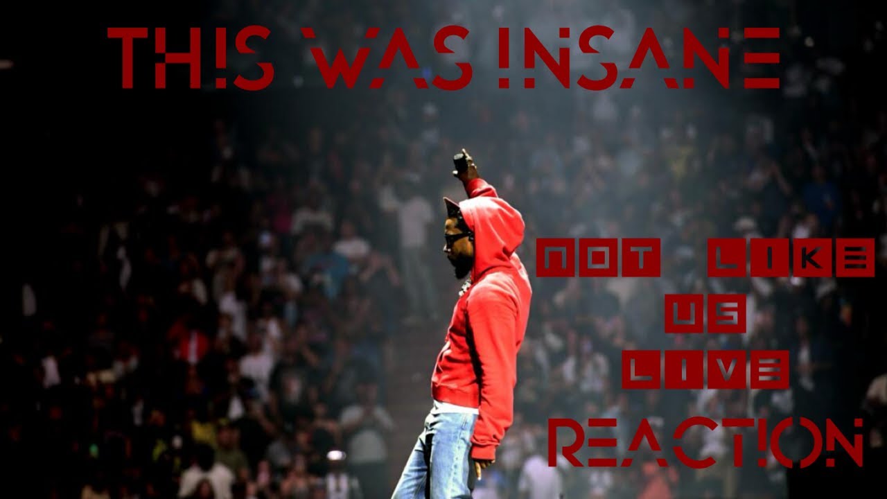 Kendrick-Not Like Us (Concert)(REACTION!!!!) Drake Your Still Cooked!!