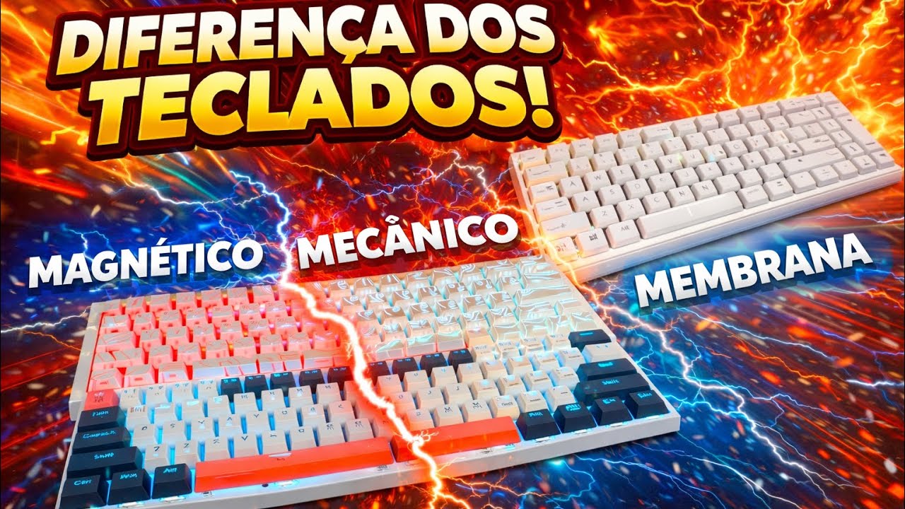 DIFERENÇA DOS TECLADOS(mecânico,membrana e magnético)