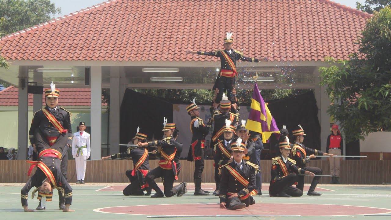 HEBOH BANGET! PENAMPILAN DEMO EKSKUL PASKIBRA SMAN 2 CIKAMPEK