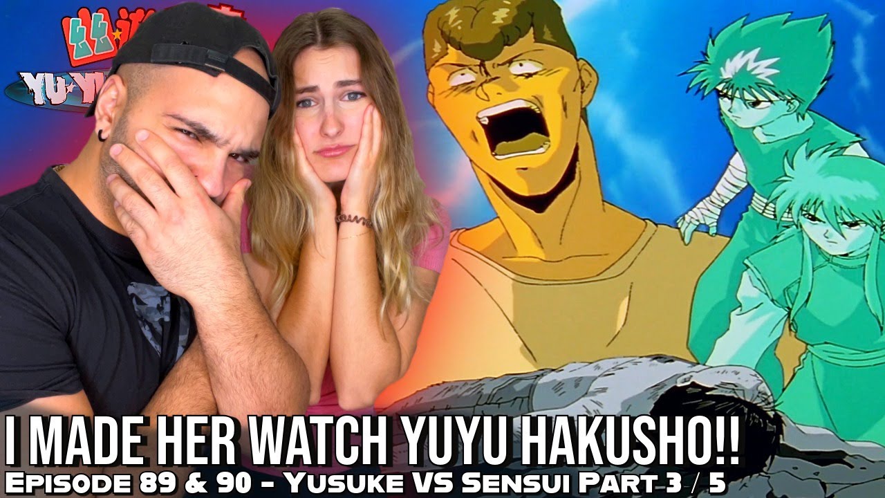 YUSUKE DIES?! YUSUKE VS SENSUI!! 😱⚔️🔥 (PART 3/5) Girlfriend's Reaction Yu Yu Hakusho Episode 89 & 90