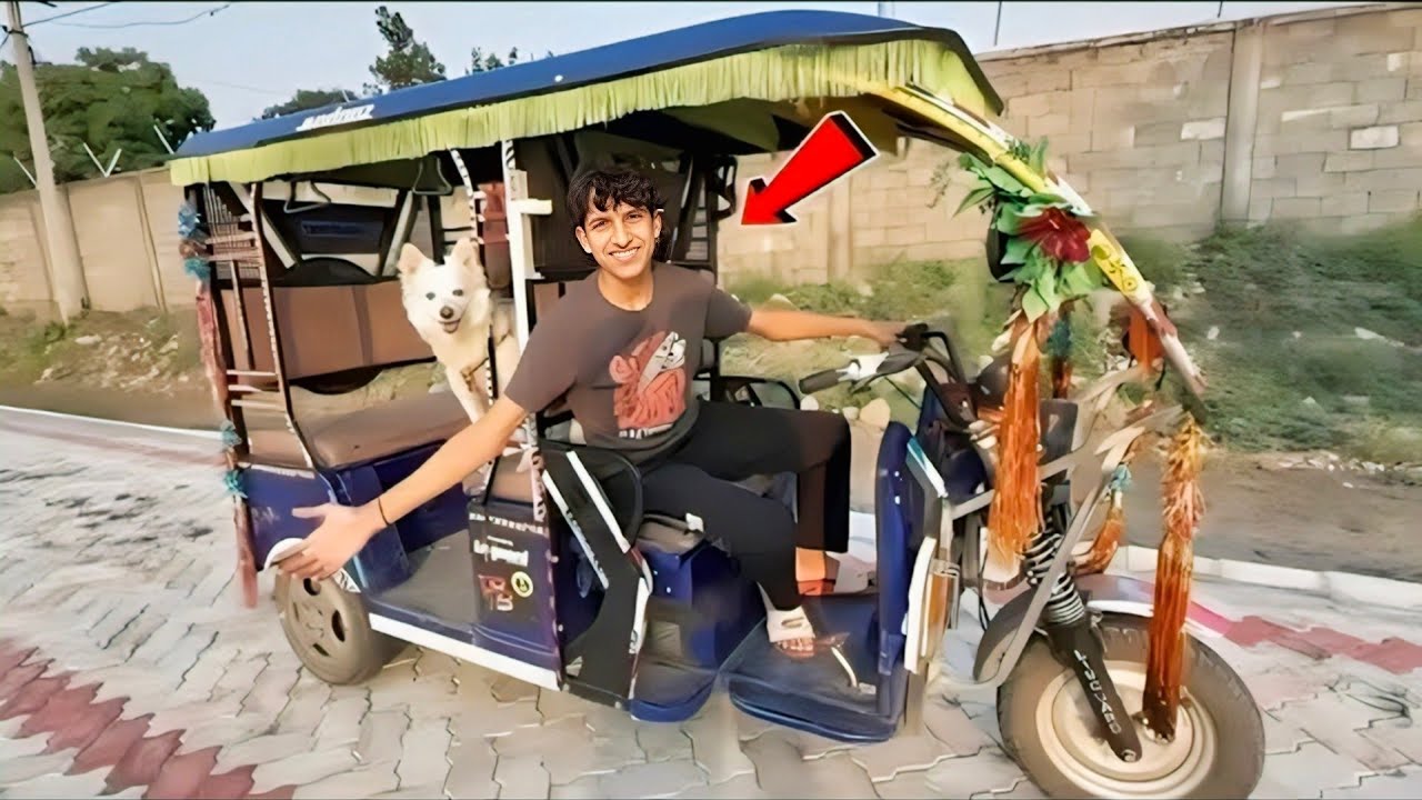 Piyush Ne Riksh Chalai 😲@souravjvlogs @M.Akshu-ji 