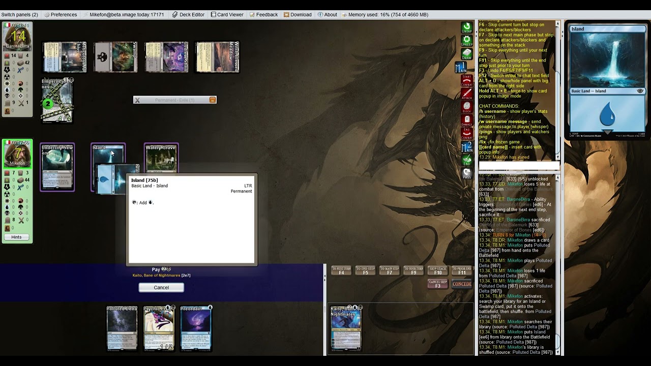 2503   Modern Esper Delver Frog 051 Esper Blink