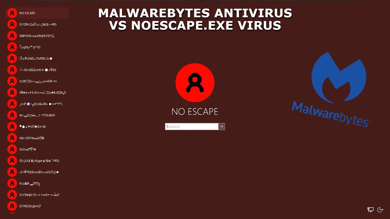 Вирус NoEscape.exe против антивируса MalwareBytes! #noescapeexe #malwarebytes