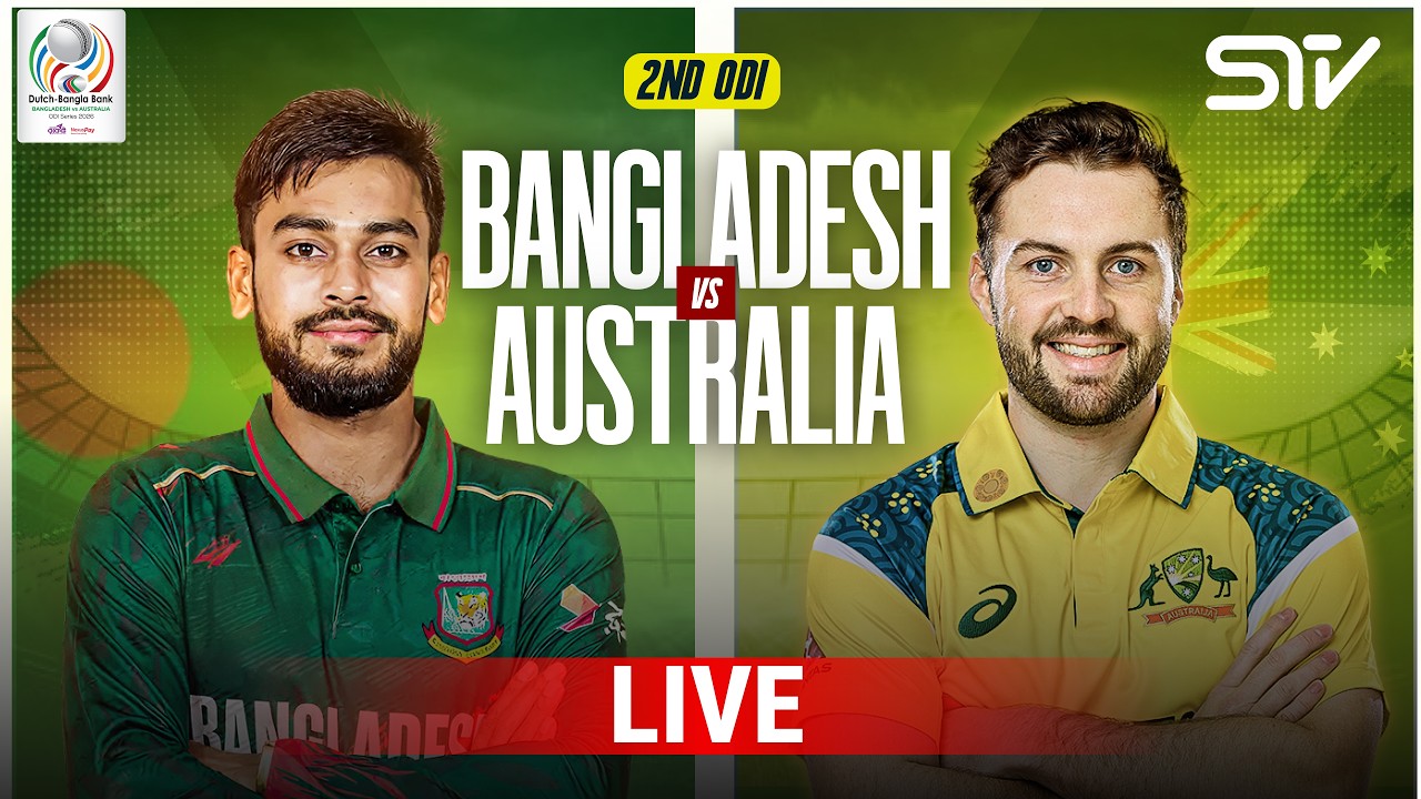 Live | Bangladesh vs Australia | Match 02 | ODI Series 2026 | M9K1K