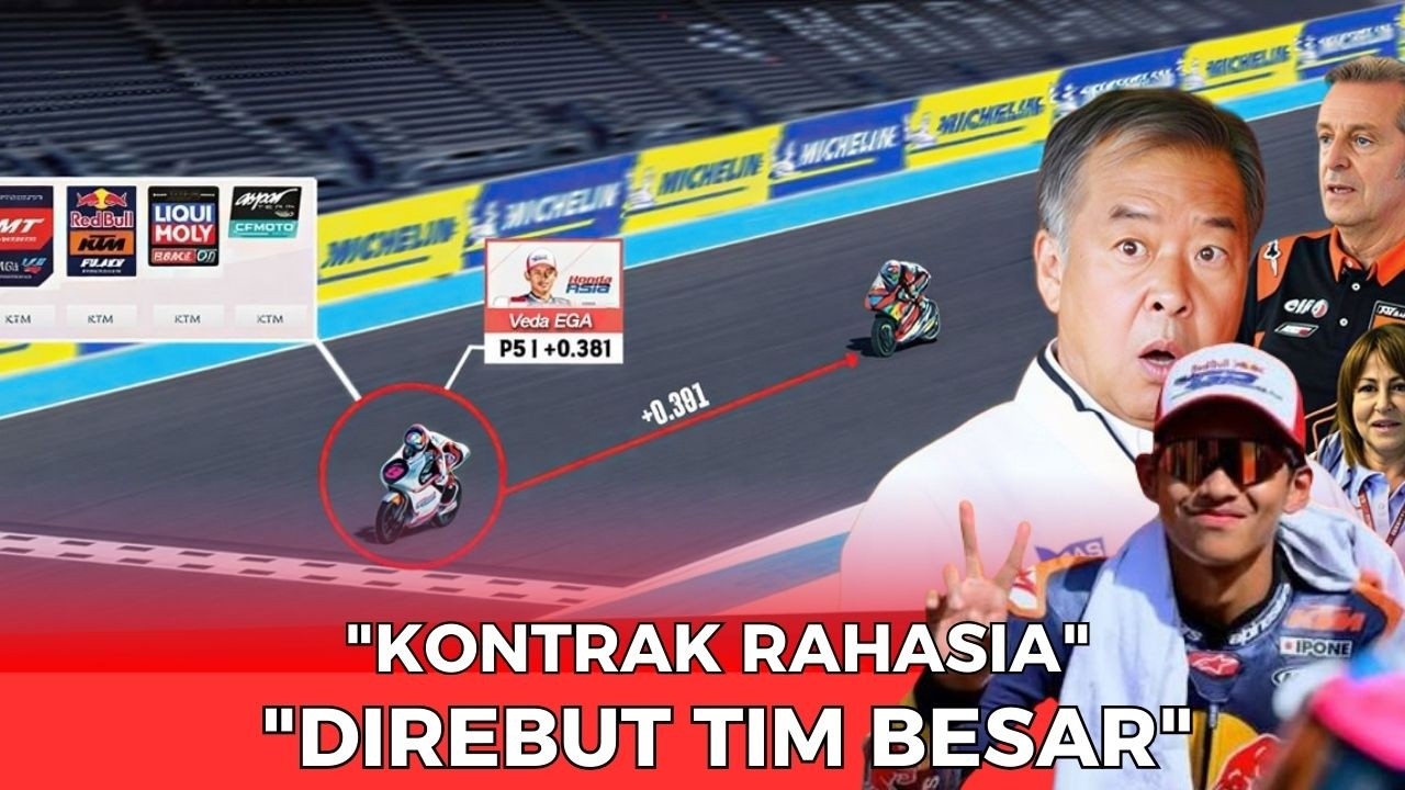 HEBOH! Bos Honda Asia Bongkar Rahasia Kontrak Veda Ega Pratama Usai Guncang Moto3 Thailand! 🇮🇩