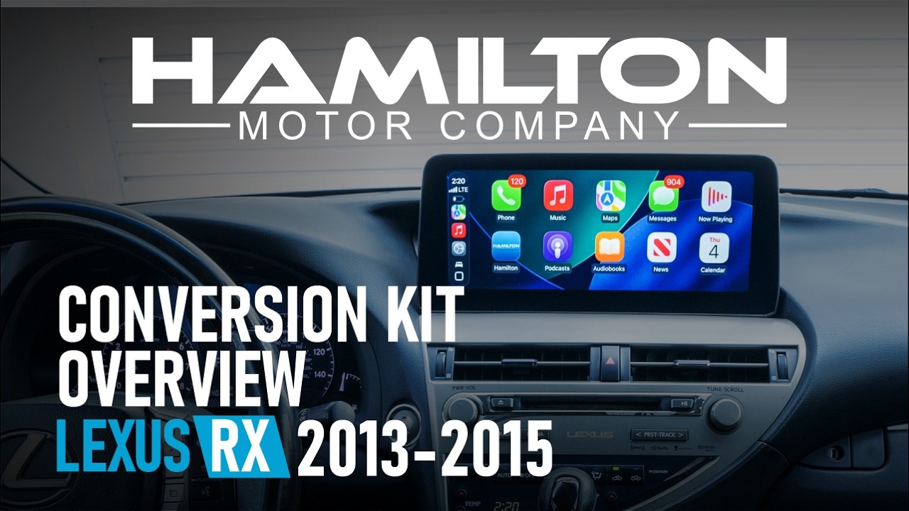 2012-2015 Lexus RX Apple CarPlay Overview by Hamilton Motor Company