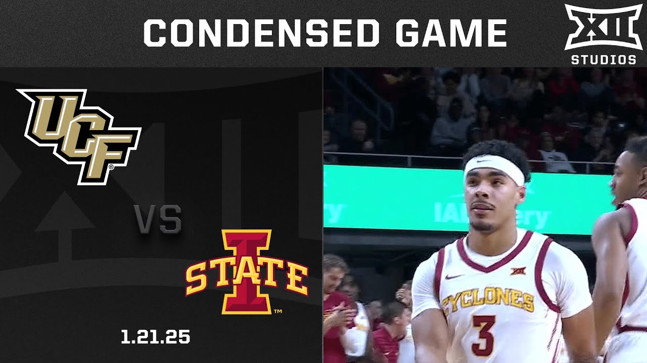 UCF vs. #3 Iowa State Condensed Game | 2024-25 Big 12 Men's Basketball