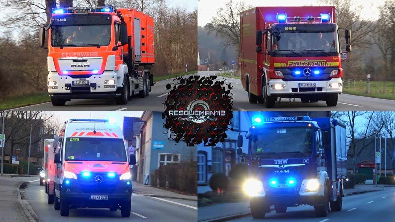 🚨 [FEU 4 Brand in Lagerhalle] Großeinsatz in Horst (Holstein)